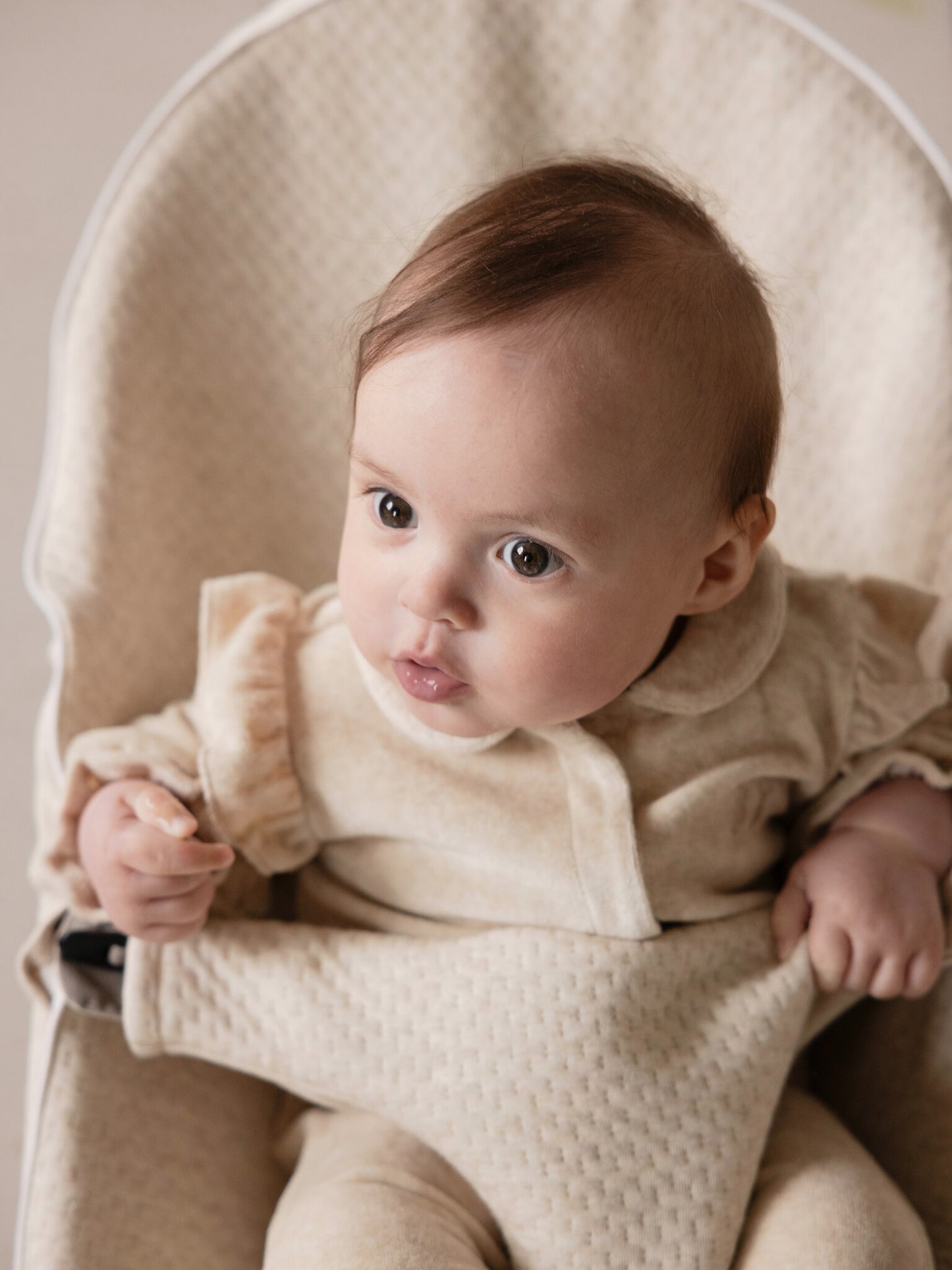 BabyBjörn Wipstoel Hoes Étoile Sand