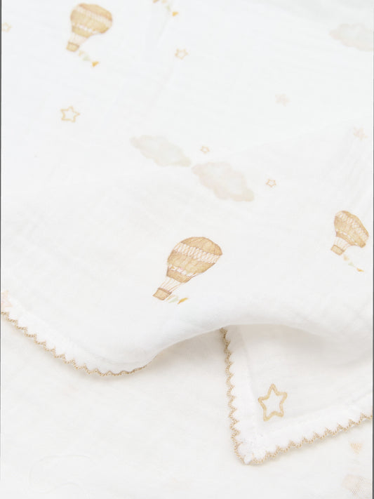 Little Voyager Swaddle Hydrofiele Doek - Personaliseerbaar