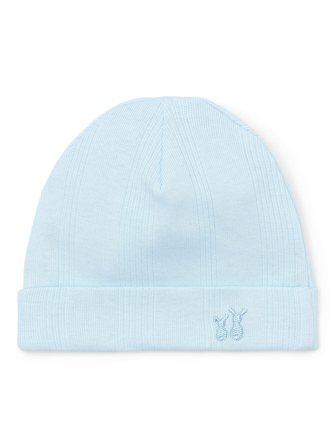 Teddy baby mutsje newborn Baby Blue