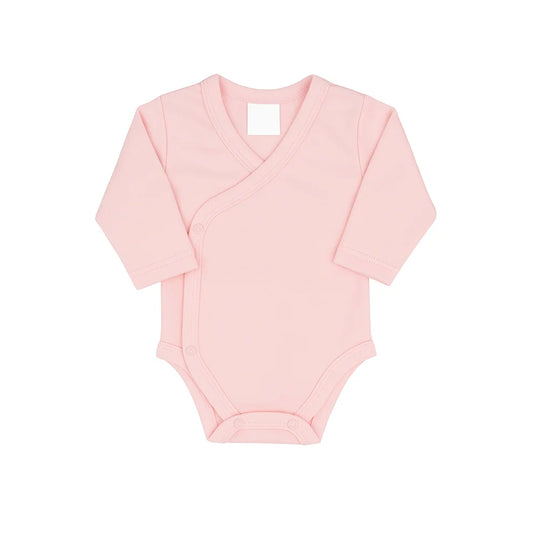 Tilou Label Newborn Romper Lange Mouw Roze