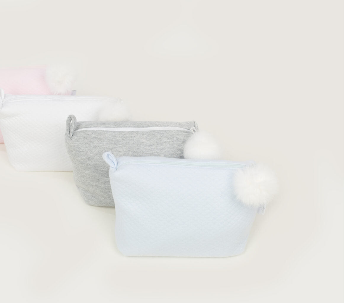 Toilettas Féline met Pompon Blauw