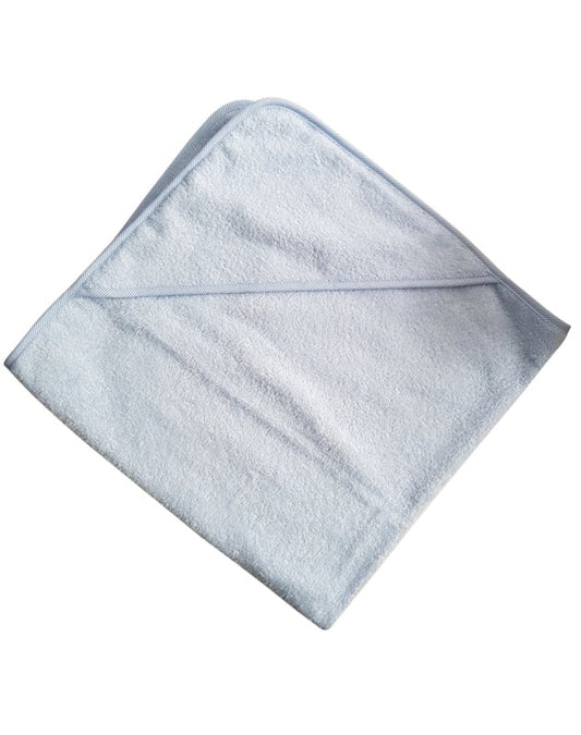 Gepersonaliseerde badcape met naam blauw