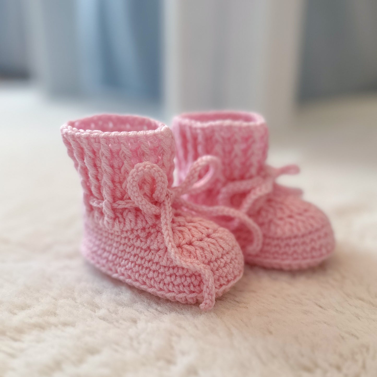 Merino wollen babyslofjes wit