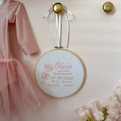 Gepersonaliseerde geboortehanger