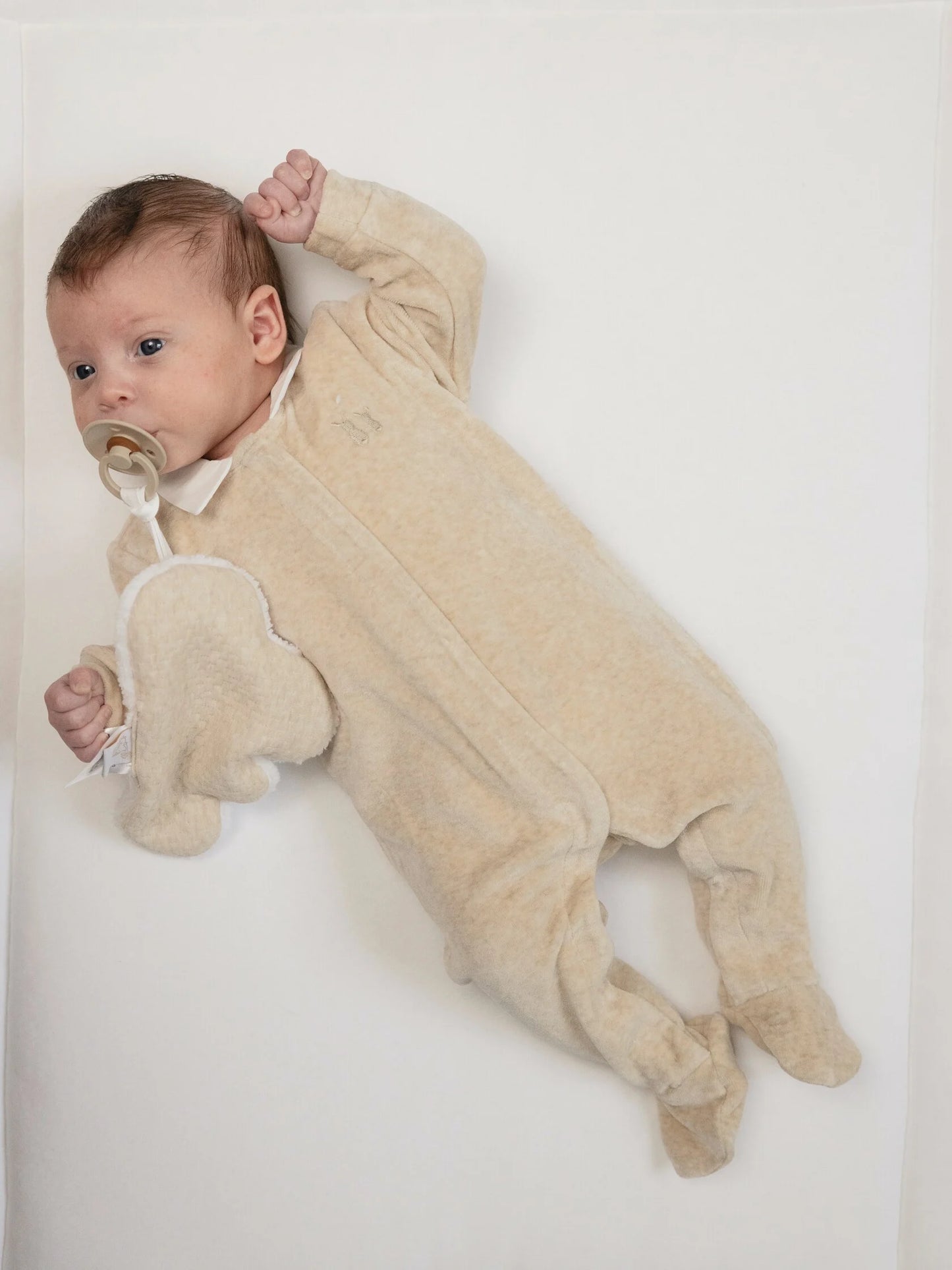 Babypakje Velours Sand