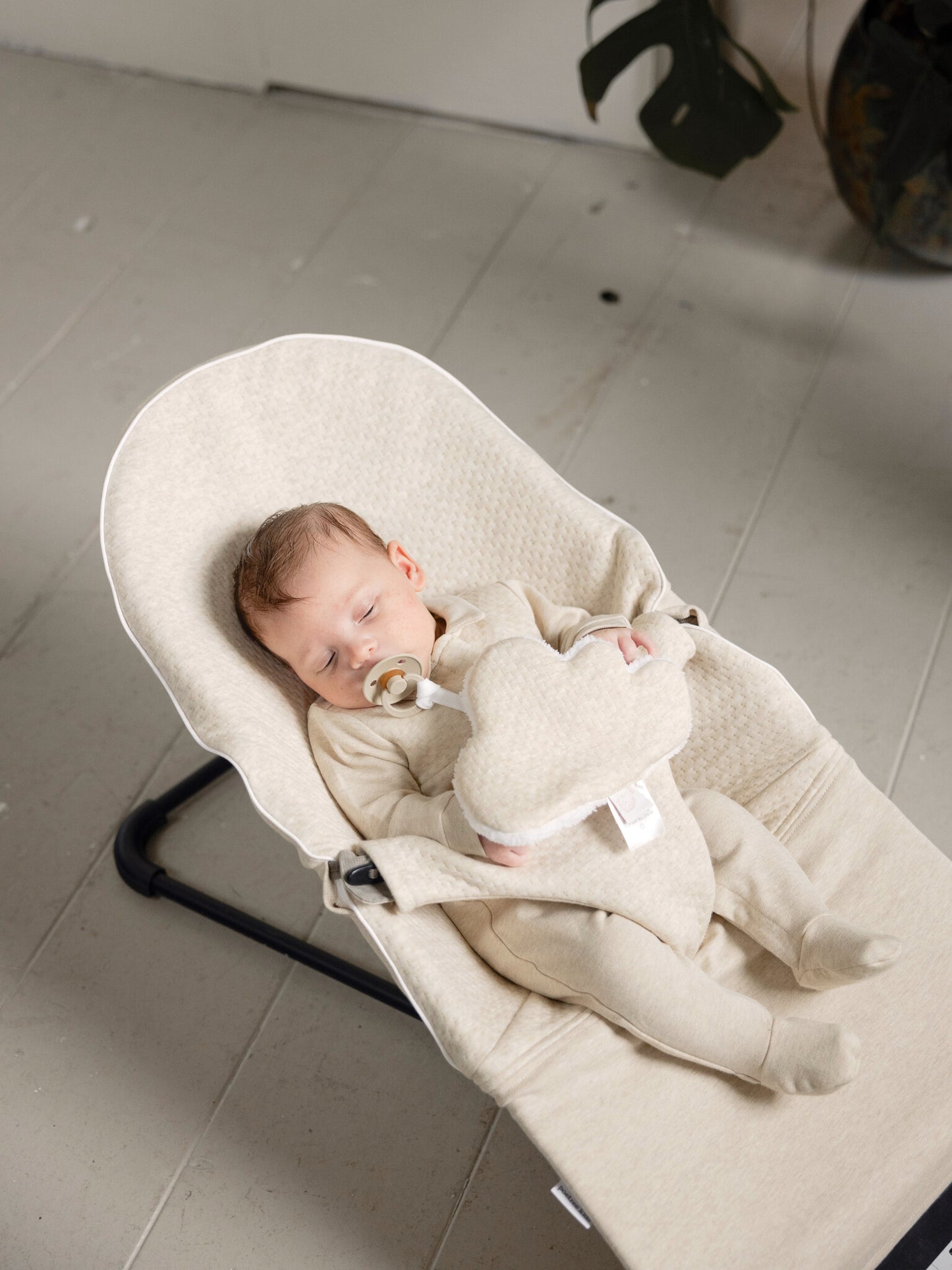 BabyBjörn Wipstoel Hoes Étoile Sand