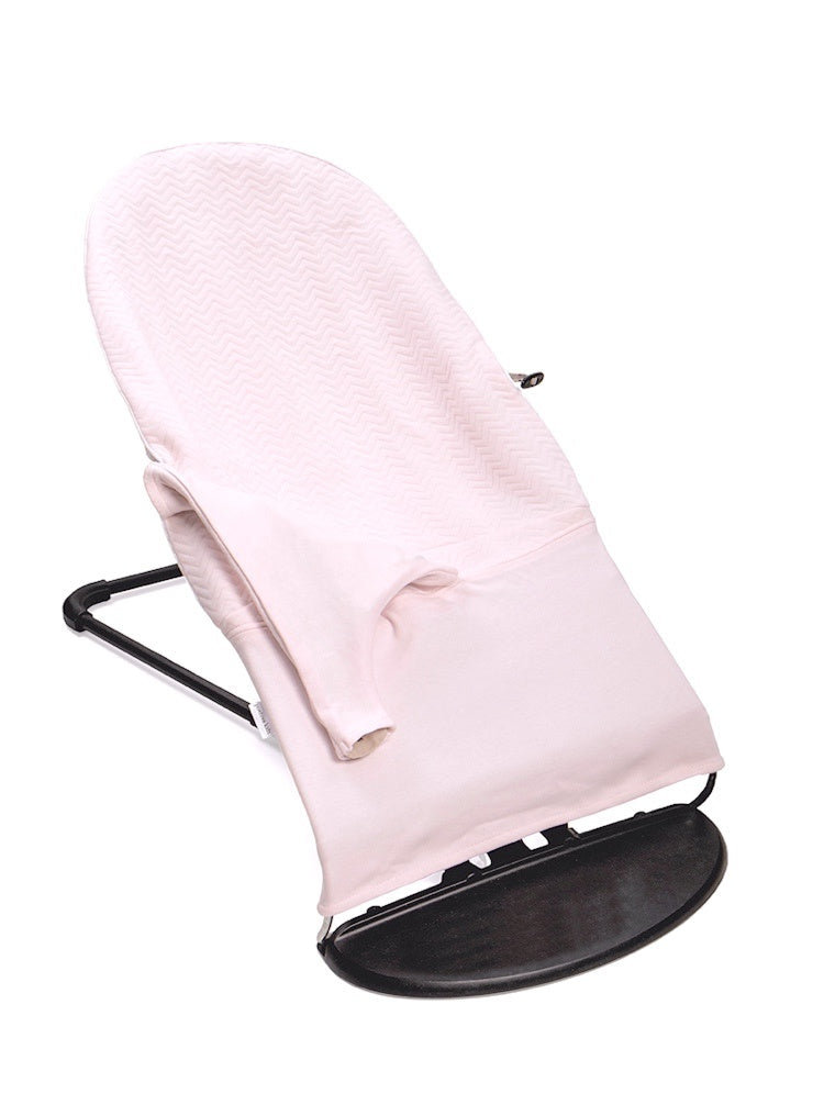 BabyBjörn Wipstoel Hoes Chevron Light Pink