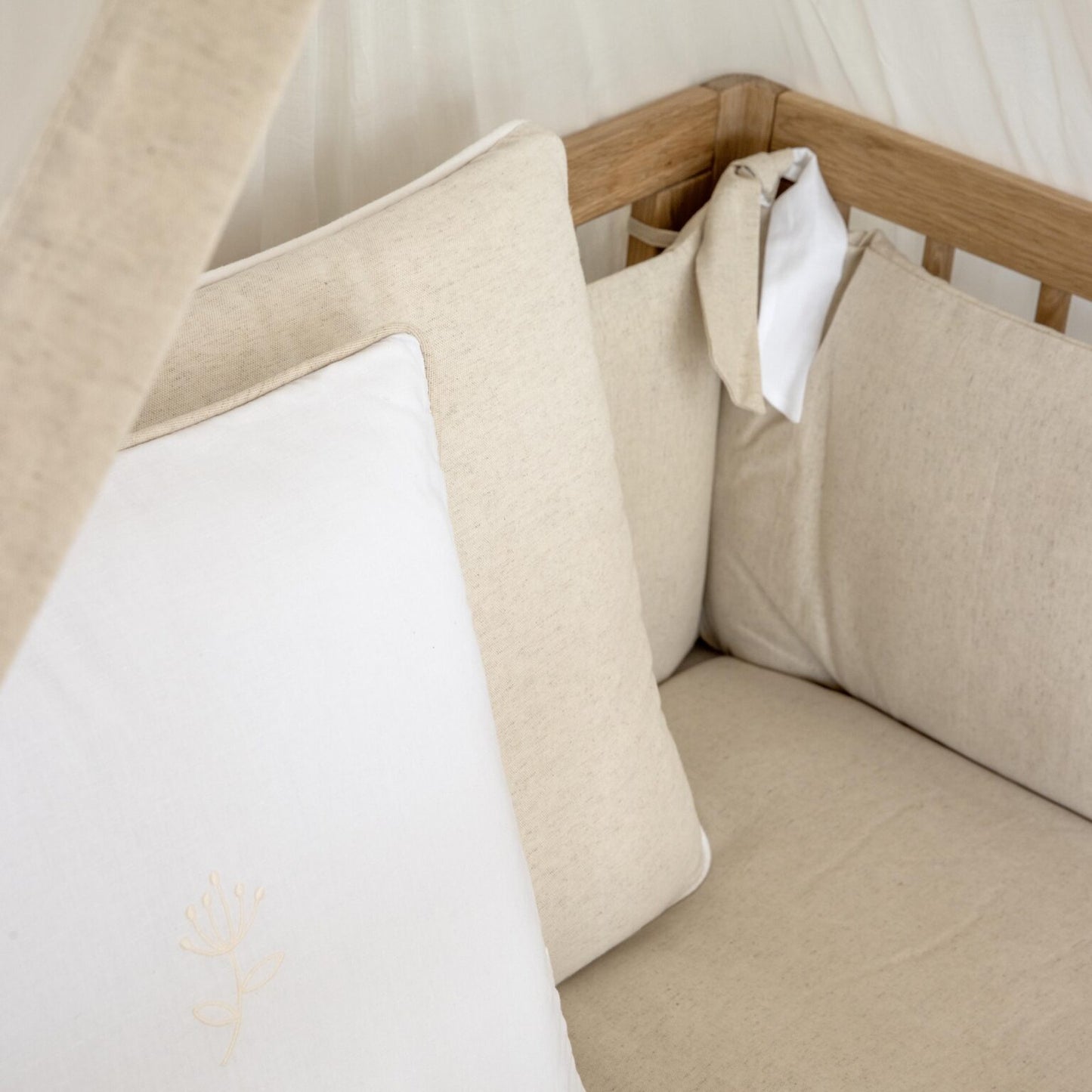 Boxomrander Linnen Beige