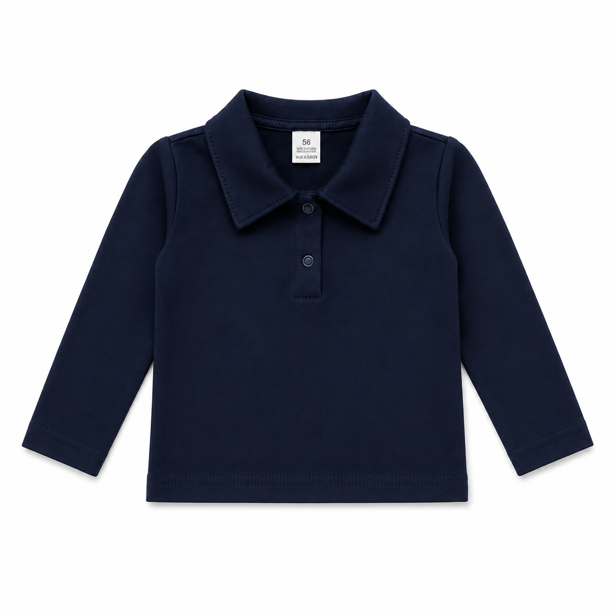 Tilou Label Polo Lange Mouw Navy