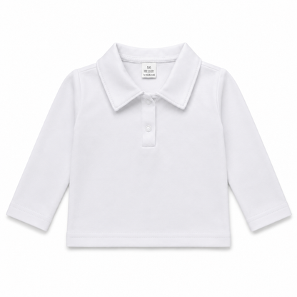 Tilou Label Polo Lange Mouw Wit