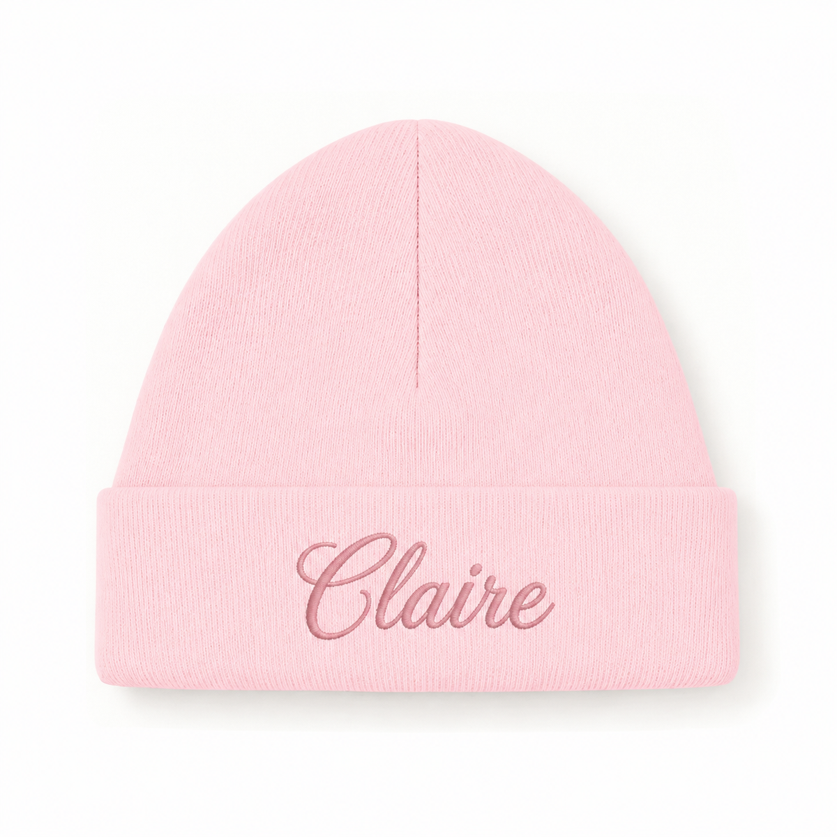 Geboorte mutsje roze met naam