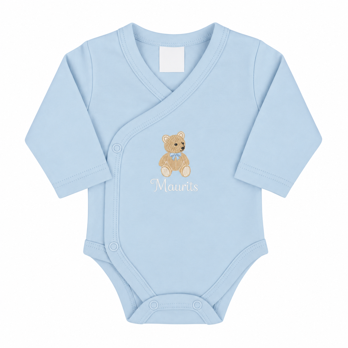 Tilou Label Newborn Romper Lange Mouw Blauw