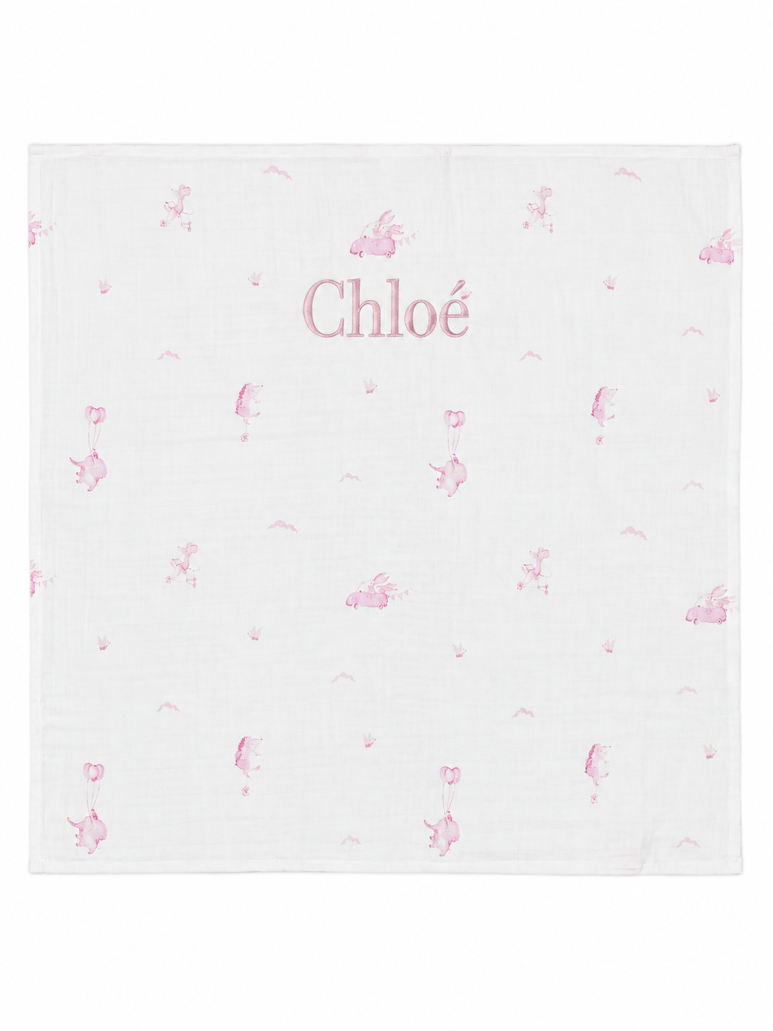 Pink Dreams Swaddle Hydrofiele Doek - Personaliseerbaar