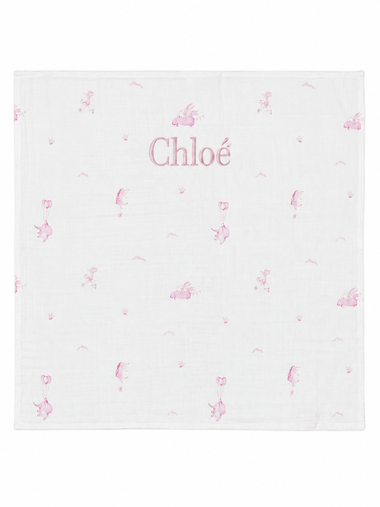 Pink Dreams Swaddle Hydrofiele Doek - Personaliseerbaar