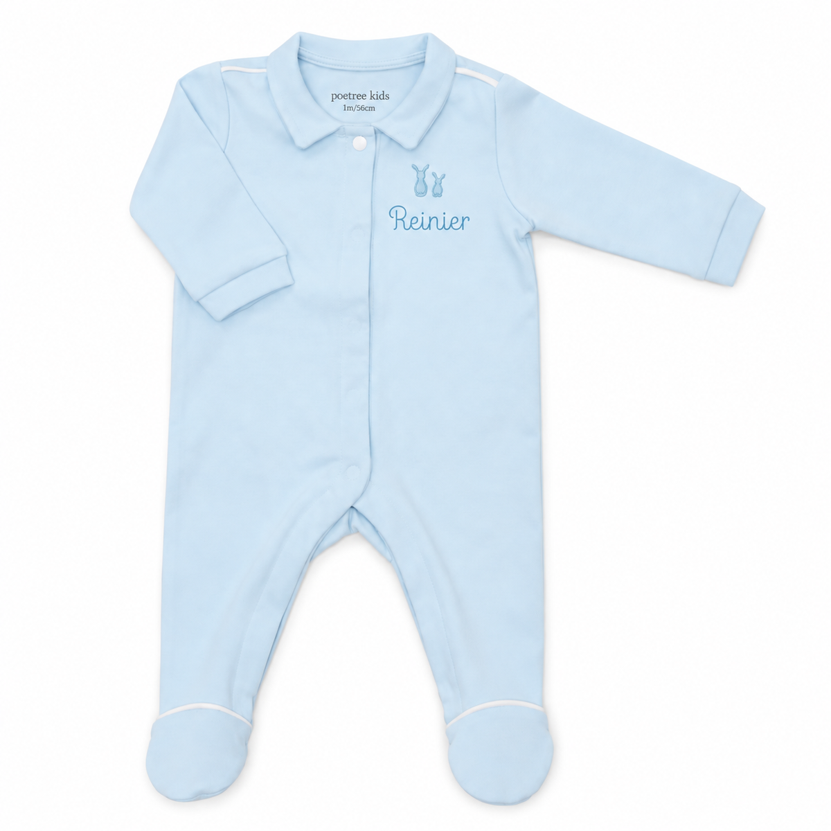 Babypakje James licht blauw