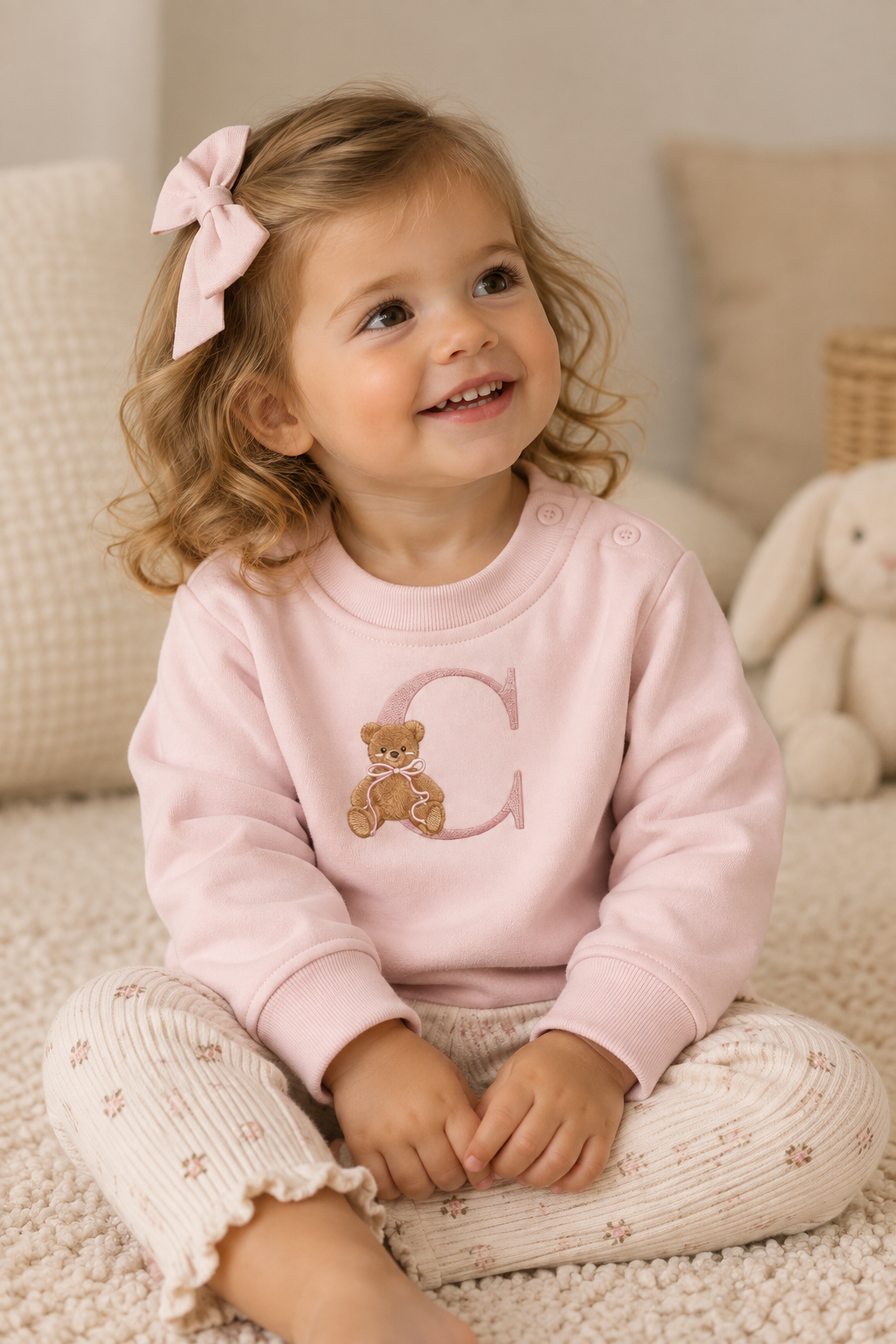 Tilou Label Kids Sweater Lichtroze