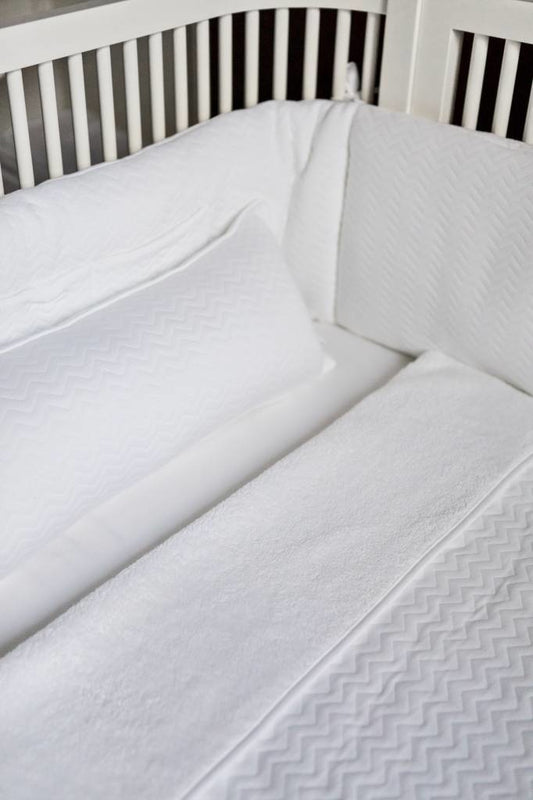 Decoratiekussen Chevron White