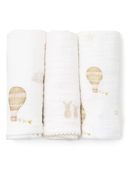 Hydrofiele doeken Little Voyager - Set van 3