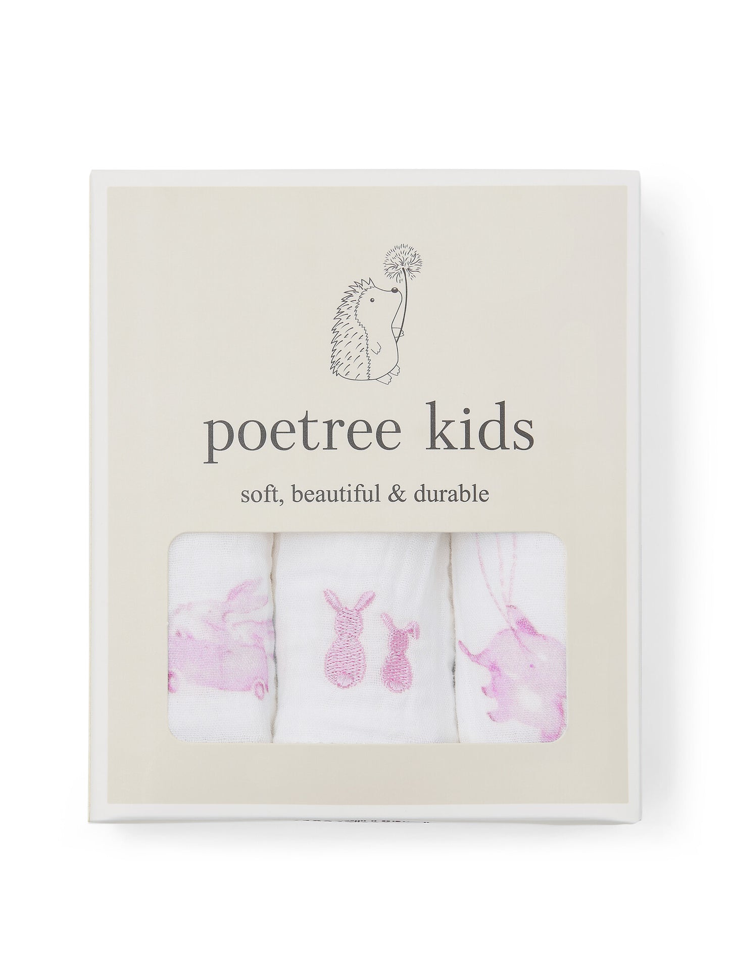 Hydrofiele doeken Pink Dreams - Set van 3