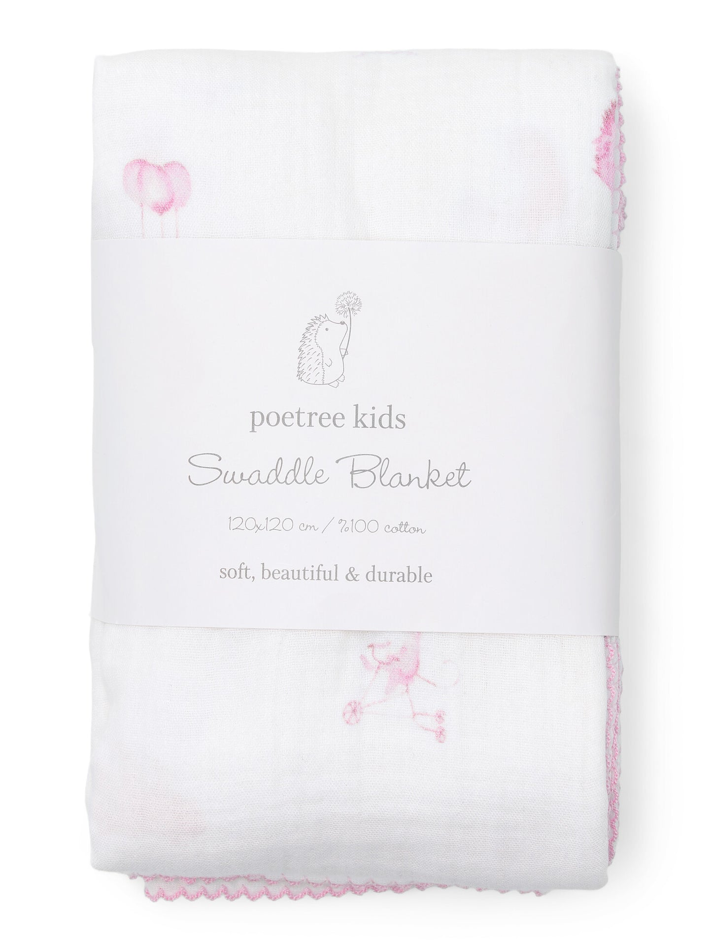 Pink Dreams Swaddle Hydrofiele Doek - Personaliseerbaar