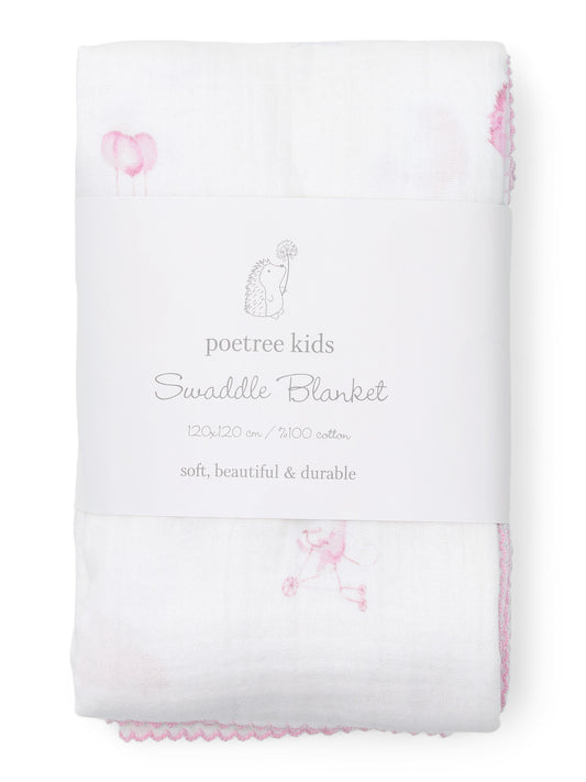 Pink Dreams Swaddle Hydrofiele Doek - Personaliseerbaar