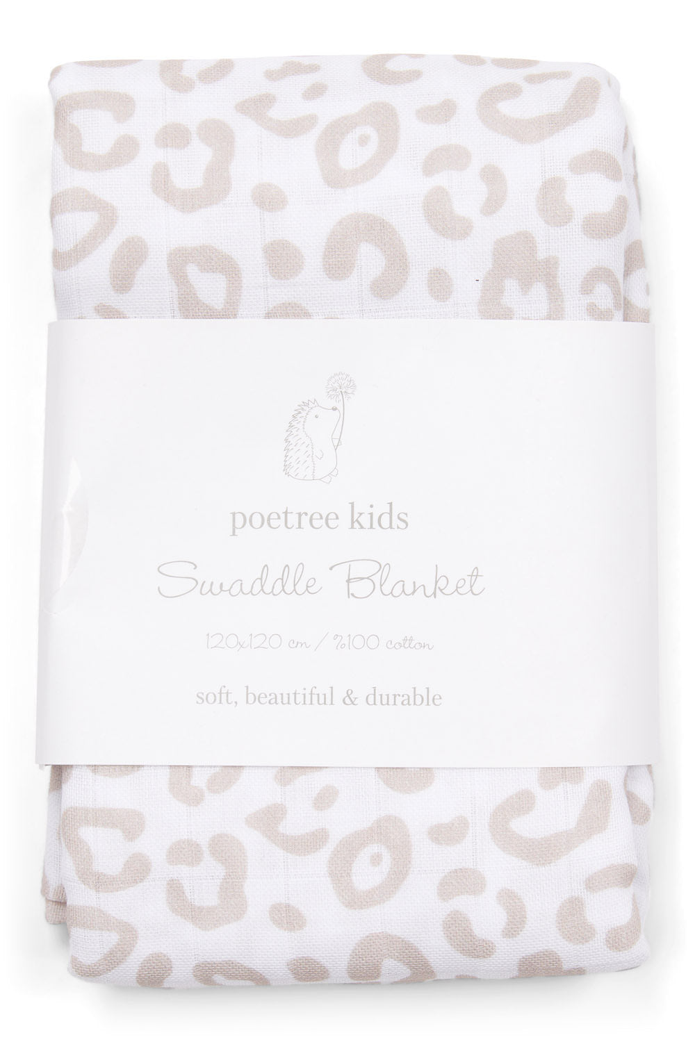 Leopard Swaddle Hydrofiele Doek - Personaliseerbaar
