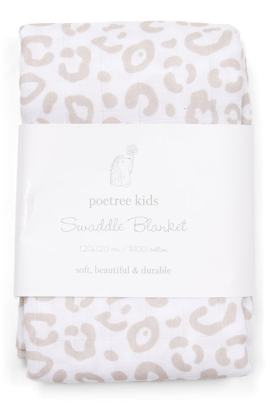 Leopard Swaddle Hydrofiele Doek - Personaliseerbaar