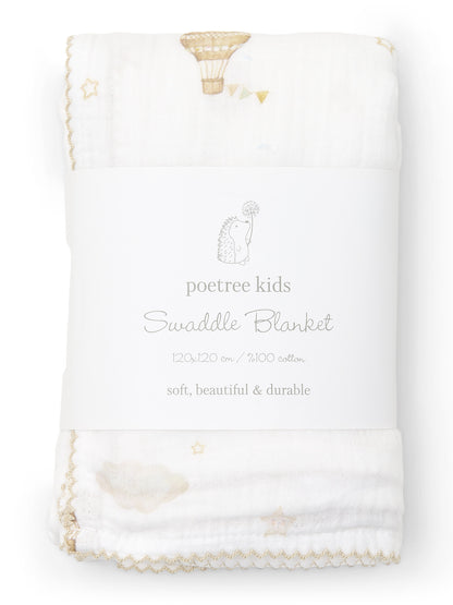 Little Voyager Swaddle Hydrofiele Doek - Personaliseerbaar