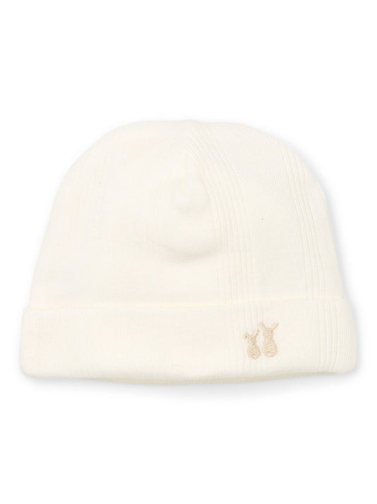 Teddy baby mutsje newborn Crème