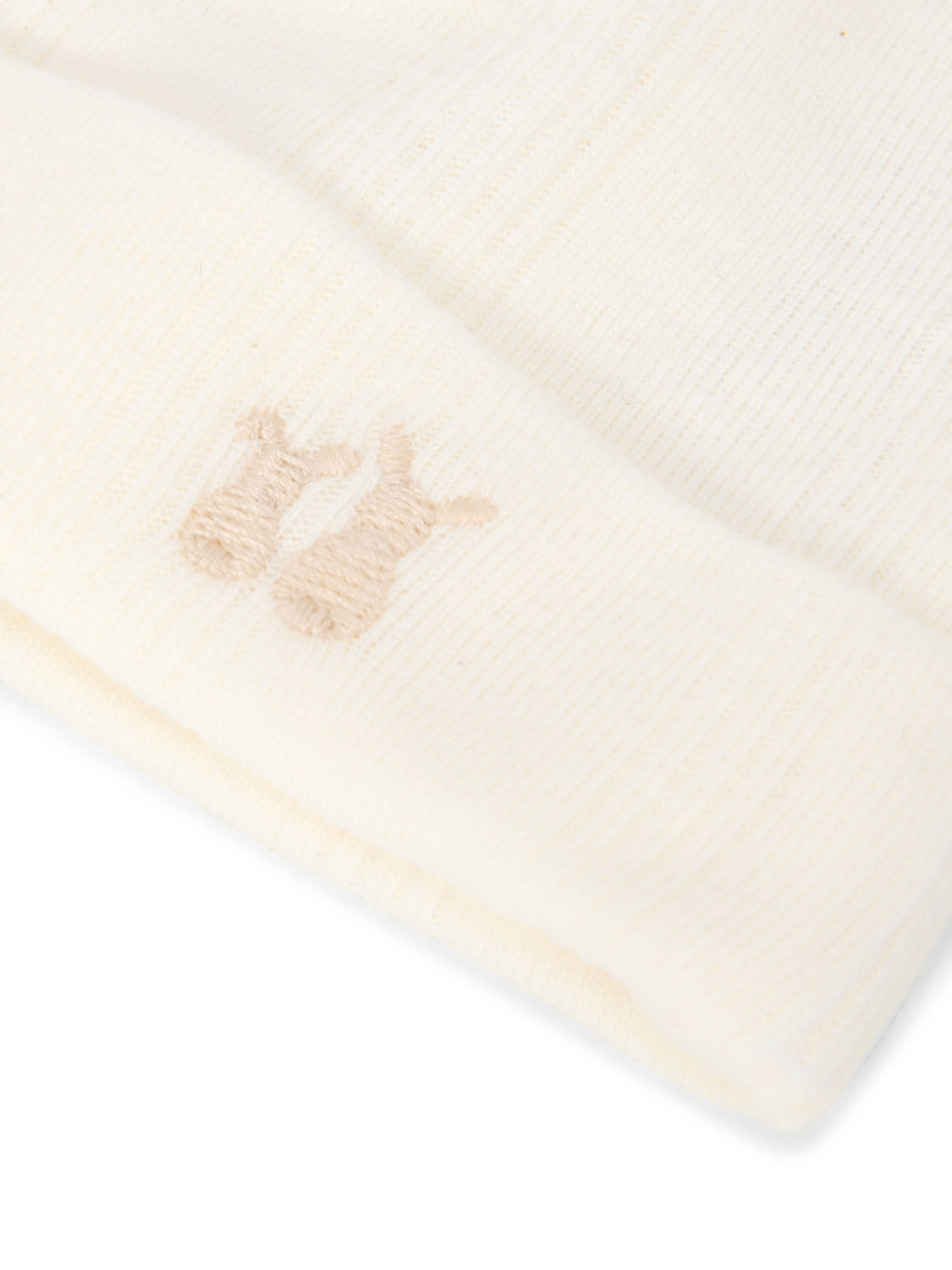Teddy baby mutsje newborn Crème