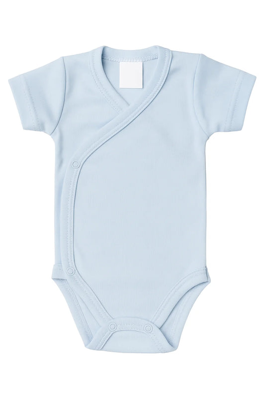 Tilou Label Newborn Romper Korte Mouw Blauw