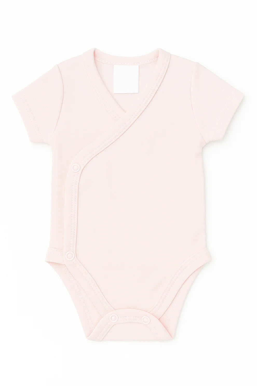 Tilou Label Newborn Romper Korte Mouw Roze