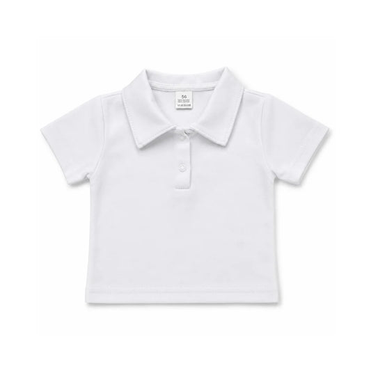 Tilou Label Polo Korte Mouw Wit