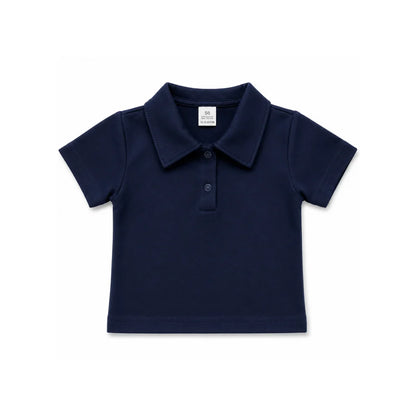Tilou Label Polo Korte Mouw Navy