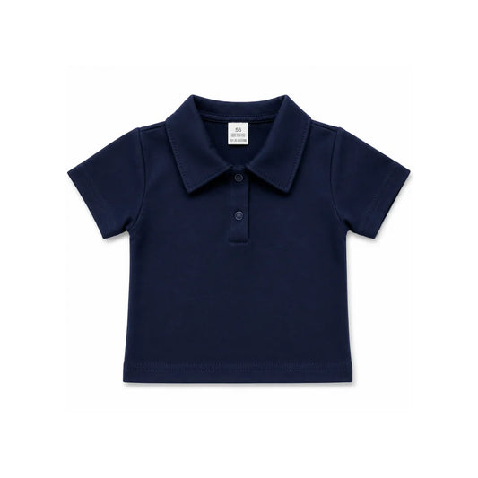 Tilou Label Polo Korte Mouw Navy