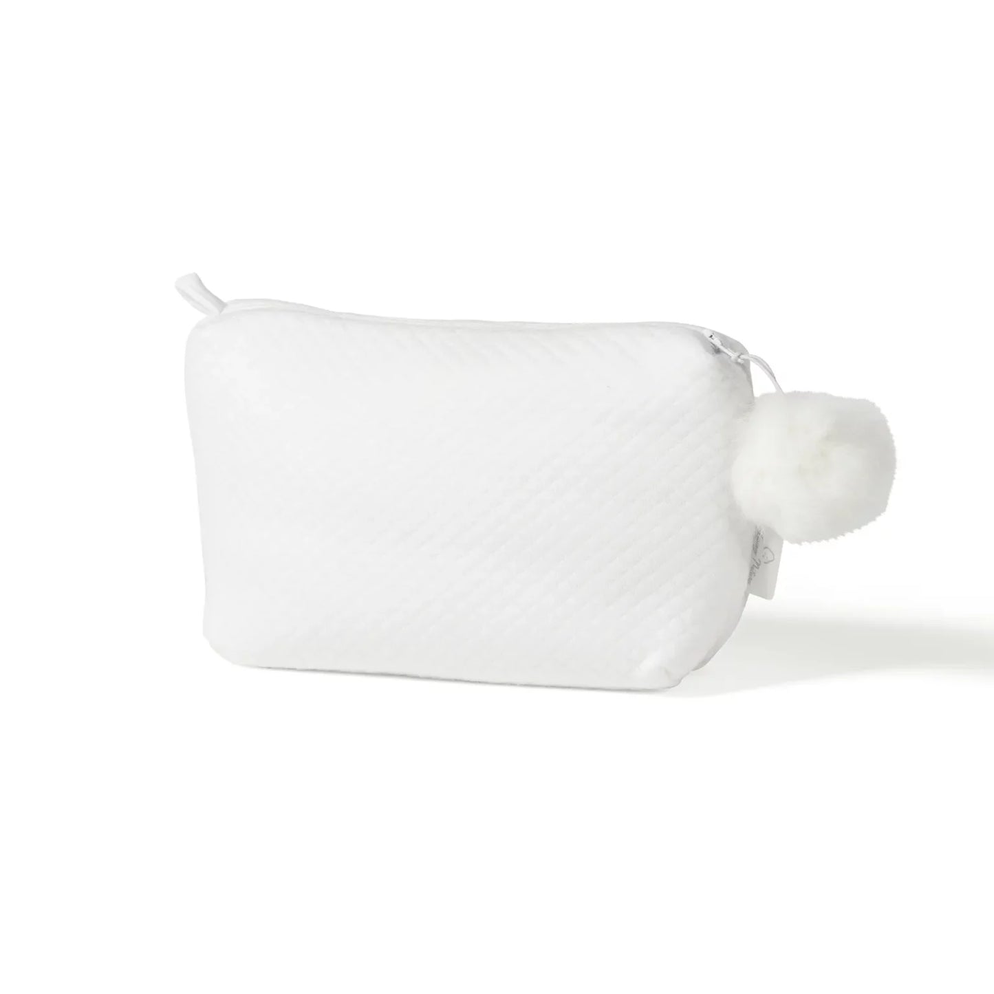 Toilettas Féline met Pompon Wit