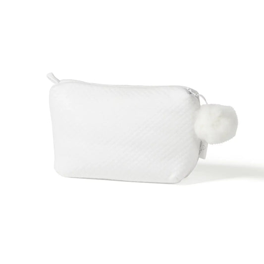 Toilettas Féline met Pompon Wit