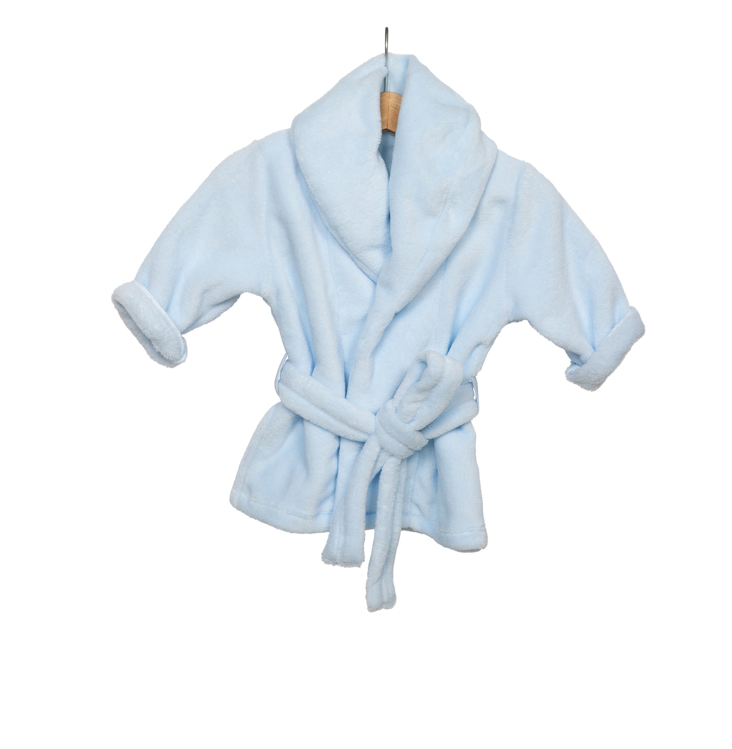 Badjas baby & kind blauw - Personaliseerbaar